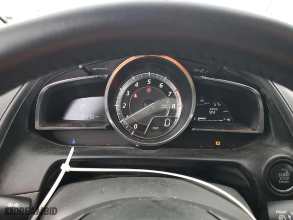 2016 Mazda CX-3 Grand Touring with VIN JM1DKBD71G0109267, listed as a Copart auction lot 49161615 with 38,178 mi miles and Salvage Title. Bid and sale history available at carsss.com. Image 9.