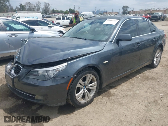 2010 BMW 5 Series 528i with VIN WBANU5C58AC127560, listed as a IAAI auction lot 42057791 with 78,475 mi miles and . Bid and sale history available at carsss.com. Image 2.