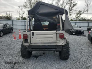 1995 Jeep Wrangler S with VIN 1J4FY19P9SP316266, listed as a Copart auction lot 88686725 with 121,561 mi miles and Salvage Title. Bid and sale history available at carsss.com. Image 6.
