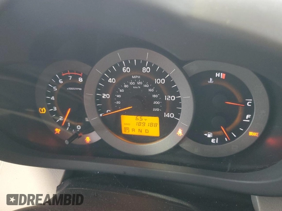 2011 Toyota RAV4 with VIN 2T3ZF4DV0BW091983, listed as a Copart auction lot 51123665 with 189,188 mi miles and Salvage Title. Bid and sale history available at DreamBid. Image 9.