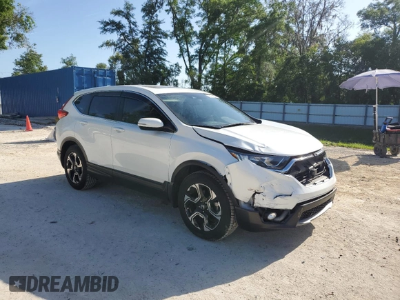 2017 Honda CR-V EX-L with VIN 2HKRW2H83HH689168, listed as a Copart auction lot 52161155 with 45,870 mi miles and Salvage Title. Bid and sale history available at carsss.com. Image 4.
