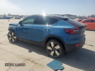 2022 Volvo C40 Recharge Pure Electric Ultimate with VIN YV4ED3GB8N2004034, listed as a Copart auction lot 49434775 with 0 mi miles and Salvage Title. Bid and sale history available at carsss.com. Image 2.