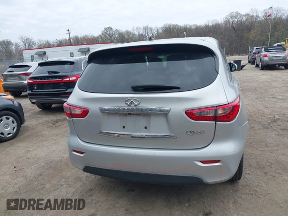2015 Infiniti QX60 with VIN 5N1AL0MN6FC501897, listed as a IAAI auction lot 41950700 with 109,603 mi miles. Bid and sale history available at carsss.com. Image 16.