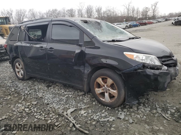 2018 Toyota Sienna LE Auto Access Seat with VIN 5TDKZ3DC1JS914700, listed as a Copart auction lot 85239834 with 107,426 mi miles and Salvage title. Bid and sale history available at DreamBid. Image 4.
