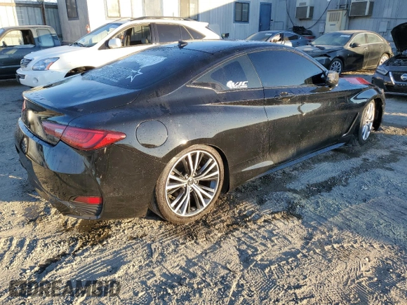2020 Infiniti Q60 Luxe with VIN JN1EV7EK2LM340177, listed as a Copart auction lot 82057274 with 117,140 mi miles and Salvage Title. Bid and sale history available at carsss.com. Image 3.