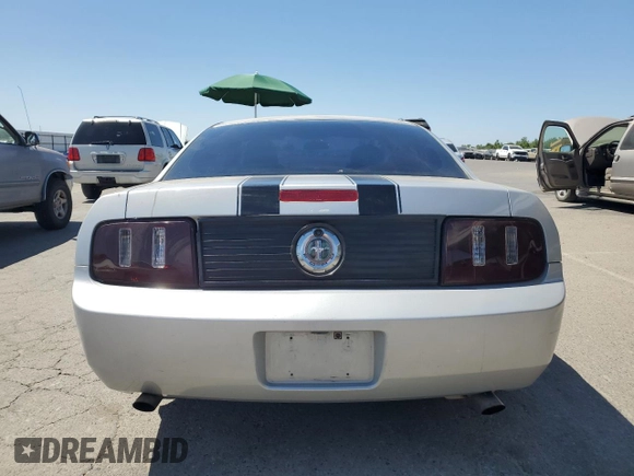 2006 Ford Mustang Standard with VIN 1ZVFT80N165219229, listed as a Copart auction lot 60684965 with 171,273 mi miles and Salvage title. Bid and sale history available at DreamBid. Image 6.