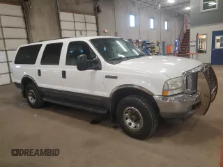 2003 Ford Excursion XLT with VIN 1FMNU41S53ED48526, listed as a Copart auction lot 41813965 with 190,952 mi miles and Salvage title. Bid and sale history available at DreamBid. Image 4.