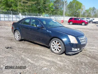 2008 Cadillac CTS RWD w/1SA with VIN 1G6DF577980151093, listed as a IAAI auction lot 41993178 with 186,230 mi miles. Bid and sale history available at carsss.com. Image 1.