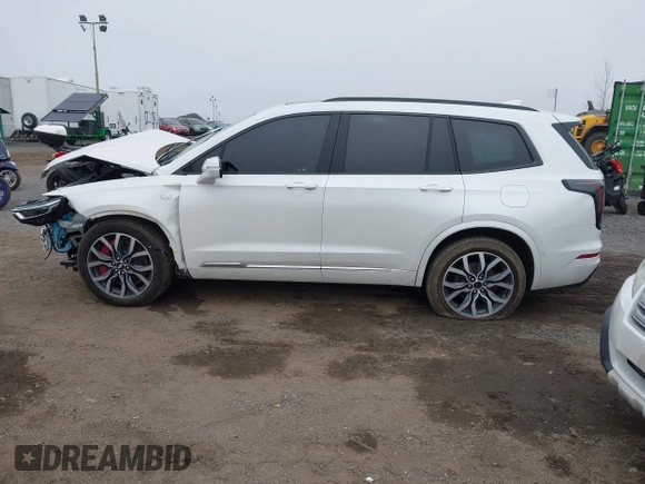 2023 Cadillac XT6 AWD Sport with VIN 1GYKPHRS1PZ155437, listed as a IAAI auction lot 41758495 with 22,949 mi miles. Bid and sale history available at carsss.com. Image 14.