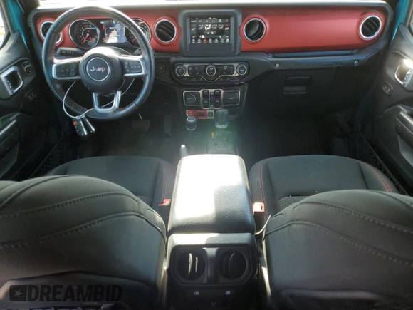 2020 Jeep Wrangler Unlimited Rubicon z VIN 1C4HJXFN2LW300085, wystawiony jako Copart lot #58085445 z przebiegiem 29 545 mil mil oraz Szkoda całkowita • Salvage title. Historia ofert i sprzedaży dostępna na DreamBid. Obrazek 8.