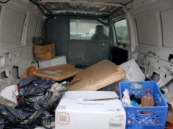 2012 Ford Econoline Cargo Commercial with VIN 1FTNE1EL7CDA36295, listed as a Copart auction lot 88101185 with 177,827 mi miles and Clean Title. Bid and sale history available at carsss.com. Image 10.