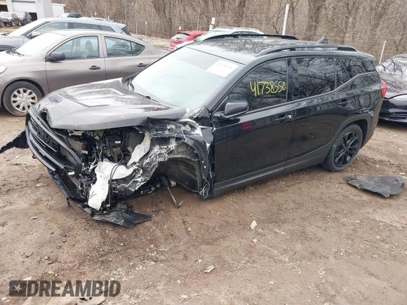 2019 GMC Terrain SLE with VIN 3GKALTEV5KL260678, listed as a IAAI auction lot 41738550 with 110,026 mi miles. Bid and sale history available at carsss.com. Image 16.