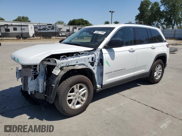 2023 Jeep Grand Cherokee Laredo с VIN 1C4RJHAG9PC523590, выставлен на аукционе Copart как лот 56027155 с пробегом 42 522 миль миль и Списание • Salvage title. История ставок и продаж доступна на DreamBid. Изображение 1.