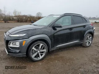 2021 Hyundai Kona Ultimate with VIN KM8K5CA54MU612038, listed as a Copart auction lot 50702865 with 28,593 mi miles and Salvage Title. Bid and sale history available at carsss.com. Image 1.