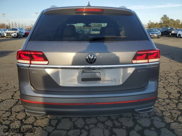 2021 Volkswagen Atlas 2.0T SEL with VIN 1V2BP2CA9MC579237, listed as a Copart auction lot 85377674 with 80,361 mi miles and Salvage Title. Bid and sale history available at carsss.com. Image 6.