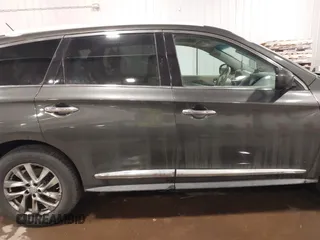 2013 Infiniti JX35 with VIN 5N1AL0MM9DC302346, listed as a IAAI auction lot 41731095 with 118,752 mi miles. Bid and sale history available at carsss.com. Image 13.