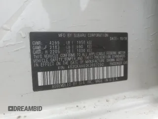 2019 Subaru Impreza with VIN 4S3GKAA60K3607292, listed as a Copart auction lot 53714965 with 41,972 mi miles and Salvage Title. Bid and sale history available at carsss.com. Image 13.