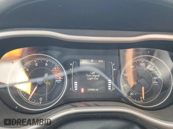 2016 Jeep Cherokee Latitude z VIN 1C4PJMCS3GW322171, wystawiony jako Copart lot #57277835 z przebiegiem 137 850 mil mil oraz Szkoda całkowita • Salvage title. Historia ofert i sprzedaży dostępna na DreamBid. Obrazek 9.