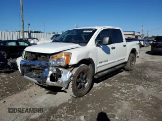 2015 Nissan Titan SL with VIN 1N6BA0ECXFN503956, listed as a Copart auction lot 80520844 with 107,989 mi miles and Salvage Title. Bid and sale history available at carsss.com. Image 1.
