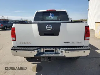 2011 Nissan Titan Pro-4X with VIN 1N6BA0EC2BN317628, listed as a Copart auction lot 52367505 with 178,601 mi miles and Salvage title. Bid and sale history available at DreamBid. Image 6.