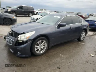 2011 Infiniti G25 x with VIN JN1DV6AR3BM651205, listed as a Copart auction lot 81401994 with 156,933 mi miles and Salvage Title. Bid and sale history available at DreamBid. Image 1.