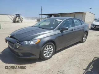 2017 Ford Fusion S with VIN 3FA6P0G7XHR186799, listed as a Copart auction lot 49870325 with 92,021 mi miles and Salvage Title. Bid and sale history available at DreamBid. Image 1.