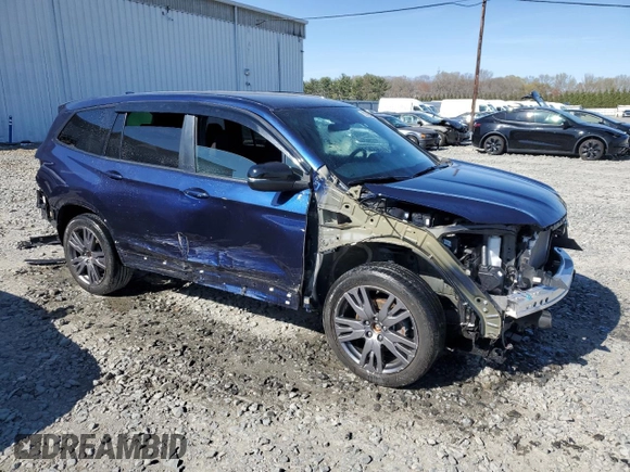 2022 Honda Pilot Sport with VIN 5FNYF6H38NB075315, listed as a Copart auction lot 53789785 with 68,102 mi miles and Salvage title. Bid and sale history available at DreamBid. Image 4.