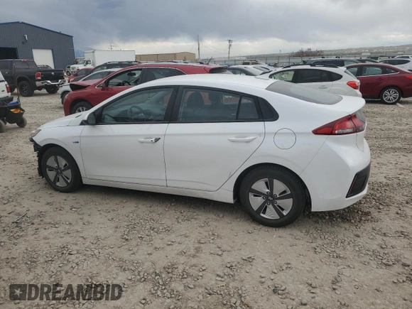 2019 Hyundai Ioniq Blue with VIN KMHC65LC8KU110221, listed as a Copart auction lot 53051765 with 62,030 mi miles and Salvage Title. Bid and sale history available at DreamBid. Image 2.