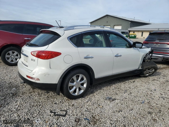 2009 Infiniti EX35 Journey with VIN JNKAJ09F29M951359, listed as a Copart auction lot 82122034 with 0 mi miles and Non Repairable. Bid and sale history available at carsss.com. Image 3.