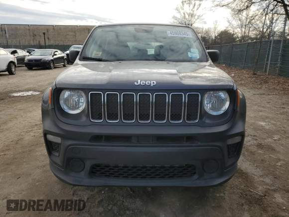 2020 Jeep Renegade Sport z VIN ZACNJBAB2LPL24142, wystawiony jako Copart lot #45908345 z przebiegiem 69 118 mil mil oraz Szkoda całkowita • Salvage title. Historia ofert i sprzedaży dostępna na DreamBid. Obrazek 5.