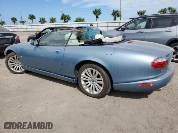 2006 Jaguar XK8 with VIN SAJDA42CX62A45610, listed as a Copart auction lot 75286034 with Not Provided miles and Salvage Title. Bid and sale history available at carsss.com. Image 2.