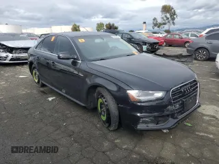 2014 Audi A4 Premium Plus with VIN WAUEFAFL1EN039909, listed as a Copart auction lot 43622895 with 83,143 mi miles and Salvage Title. Bid and sale history available at carsss.com. Image 4.