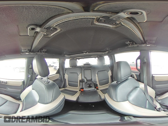 2024 Ford Bronco Wildtrak with VIN 1FMEE2BP9RLA07694, listed as a Copart auction lot 51856335 with 21,102 mi miles and Salvage title. Bid and sale history available at DreamBid. Image 13.