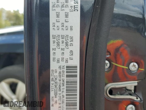 2015 Jeep Patriot Latitude with VIN 1C4NJRFB4FD339944, listed as a Copart auction lot 55664735 with 84,017 mi miles and Clean title. Bid and sale history available at DreamBid. Image 13.