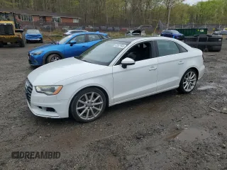 2015 Audi A3 Premium with VIN WAUBFGFF2F1123956, listed as a Copart auction lot 52927945 with 3,996 mi miles and Salvage title. Bid and sale history available at DreamBid. Image 1.