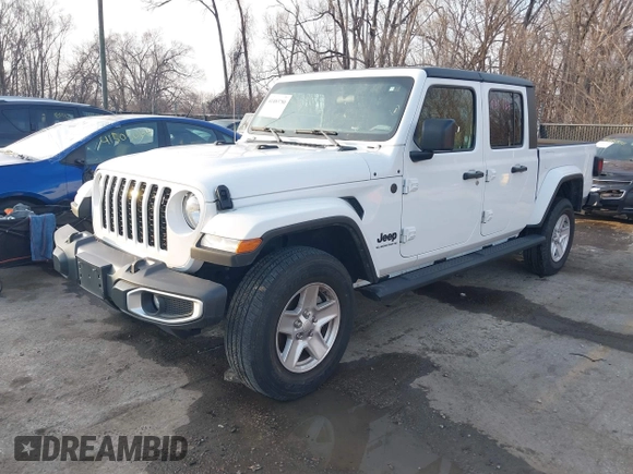 2023 Jeep Gladiator Sport S z VIN 1C6HJTAG7PL535209, wystawiony jako IAAI lot #41483780 z przebiegiem 39 376 mil mil oraz . Historia ofert i sprzedaży dostępna na DreamBid. Obrazek 17.