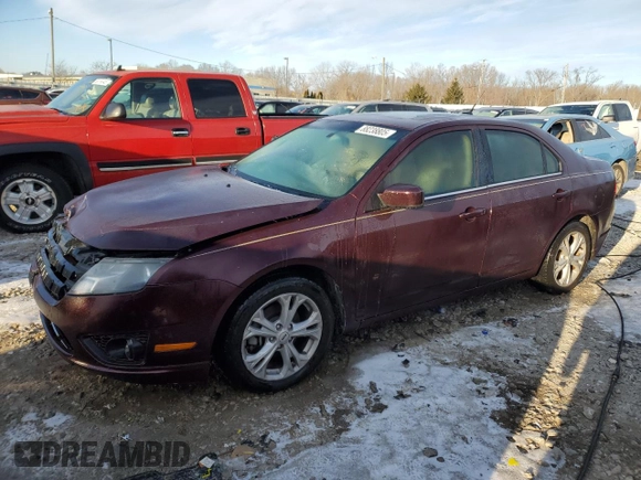 2012 Ford Fusion SE with VIN 3FAHP0HAXCR360091, listed as a Copart auction lot 88238805 with 160,351 mi miles and Salvage title. Bid and sale history available at DreamBid. Image 1.