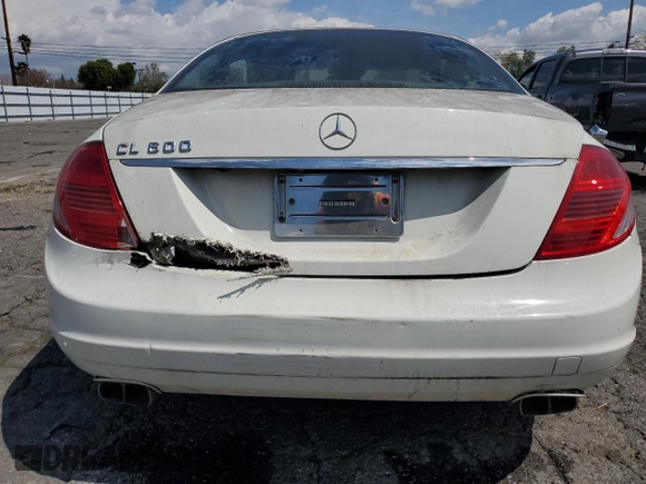 2008 Mercedes-Benz CL with VIN WDDEJ76X08A017795, listed as a Copart auction lot 51297865 with 166,915 mi miles and Clean Title. Bid and sale history available at DreamBid. Image 6.