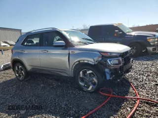 2024 Hyundai Venue Limited with VIN KMHRC8A32RU316491, listed as a Copart auction lot 46500945 with 17,585 mi miles and Salvage Title. Bid and sale history available at DreamBid. Image 4.