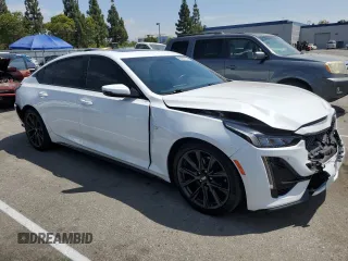 2022 Cadillac CT5 Sport with VIN 1G6DP5RK1N0114209, listed as a Copart auction lot 66781774 with 30,674 mi miles and Salvage Title. Bid and sale history available at DreamBid. Image 4.