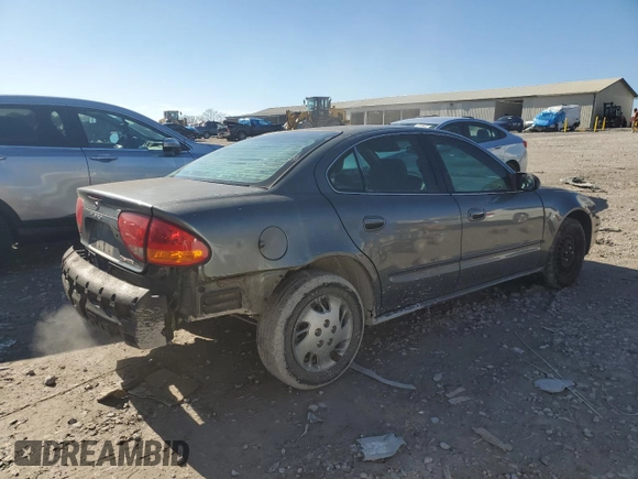 2003 Oldsmobile Alero GL1 z VIN 1G3NL52F33C278485, wystawiony jako Copart lot #45201535 z przebiegiem 196 190 mil mil oraz Szkoda całkowita • Salvage title. Historia ofert i sprzedaży dostępna na DreamBid. Obrazek 3.