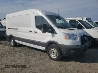 2022 Ford Transit Cargo with VIN 1FTBR1C82NKA17027, listed as a Copart auction lot 45346305 with 45,358 mi miles and Salvage Title. Bid and sale history available at DreamBid. Image 4.