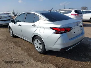 2024 Nissan Versa S with VIN 3N1CN8DV5RL884491, listed as a IAAI auction lot 41505452 with 10,519 mi miles. Bid and sale history available at carsss.com. Image 3.