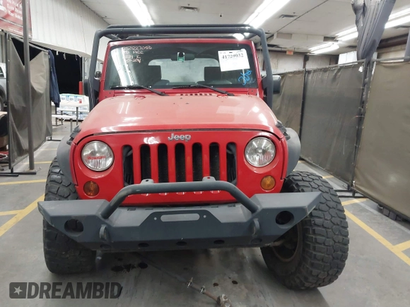 2008 Jeep Wrangler X with VIN 1J4FA24168L556839, listed as a IAAI auction lot 41729032 with 50,578 mi miles and . Bid and sale history available at DreamBid. Image 12.