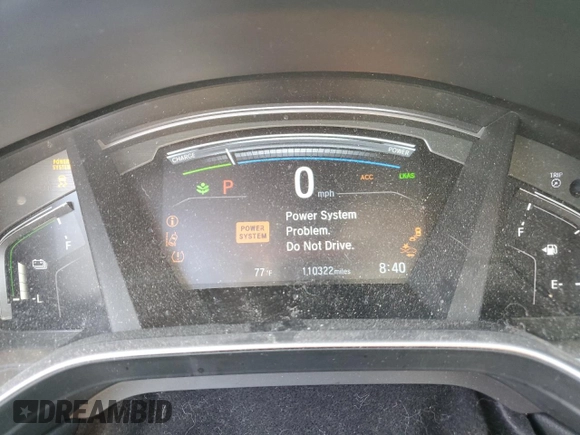 2020 Honda CR-V EX-L with VIN 7FART6H86LE006018, listed as a Copart auction lot 59805825 with 110,322 mi miles and Salvage title. Bid and sale history available at DreamBid. Image 9.