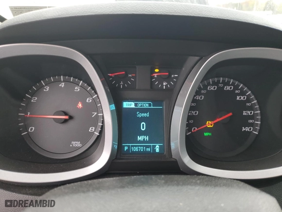 2016 Chevrolet Equinox LS with VIN 2GNFLEEK6G6281173, listed as a Copart auction lot 51812345 with 106,701 mi miles and Salvage Title. Bid and sale history available at carsss.com. Image 9.