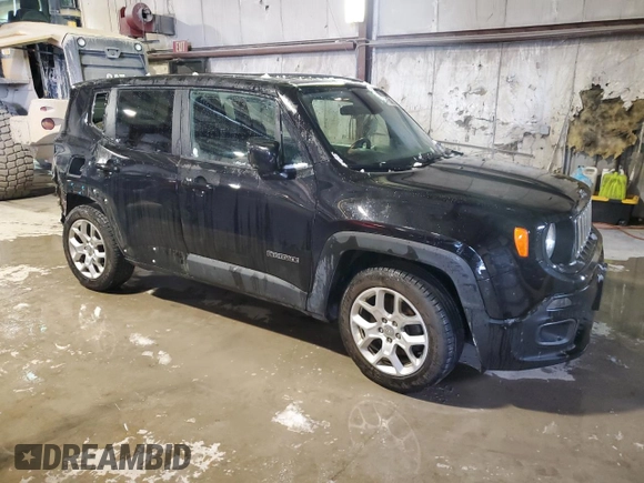 2016 Jeep Renegade Latitude with VIN ZACCJABT0GPE38996, listed as a Copart auction lot 47654595 with 119,193 mi miles and Salvage Title. Bid and sale history available at carsss.com. Image 4.