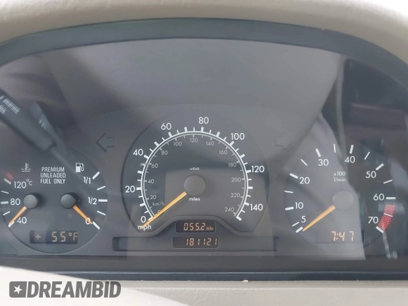 1998 Mercedes-Benz C 230/260/280/320 with VIN WDBHA23G5WA606125, listed as a IAAI auction lot 42064201 with 181,121 mi miles and . Bid and sale history available at carsss.com. Image 7.
