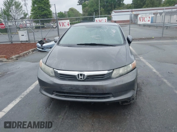 2012 Honda Civic LX with VIN 2HGFB2F58CH593658, listed as a IAAI auction lot 41965400 with 172,340 mi miles and . Bid and sale history available at DreamBid. Image 12.