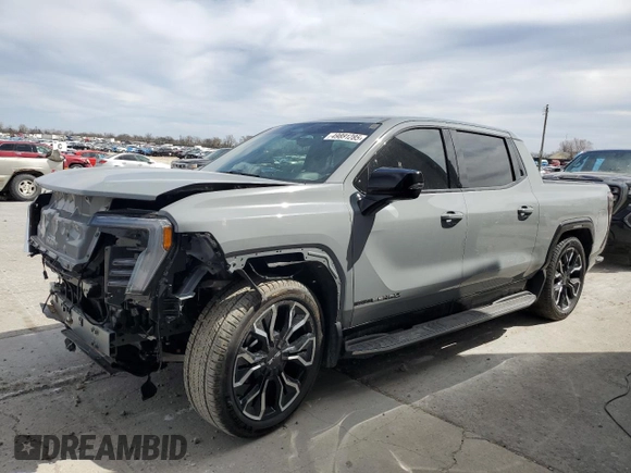 2024 GMC Sierra 1500 with VIN 1GT401EL2RU401324, listed as a Copart auction lot 49891285 with 2,034 mi miles and Salvage Title. Bid and sale history available at DreamBid. Image 1.